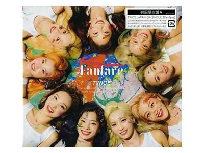 TWICE Fanfare Edição Limitada Tipo A CD DVD Livreto Cartão WPZL-31750 NOVO