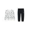 Casual Sports Suit Comfortable Soft Solid Color Kids Suits Cotton-Candy N32512375GS-002