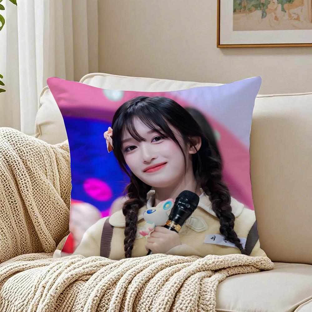 Idol Kpop LLEESEO Cushion Cover Pillowcase Antidustmite living Room Sofa Decor Cushion Room