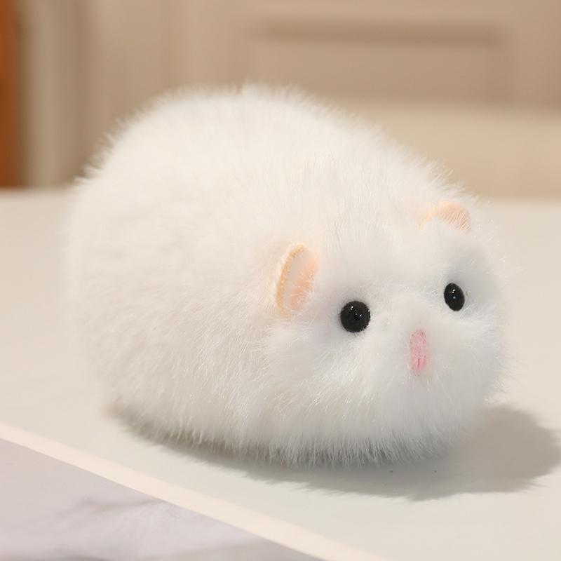 1335Cm Gouden Hamster Muis Pluche Speelgoed Gevuld Cartoon Liggend Dier Pop Vier Kleuren Zacht Pluizig Troostend Cadeau 35cm doll