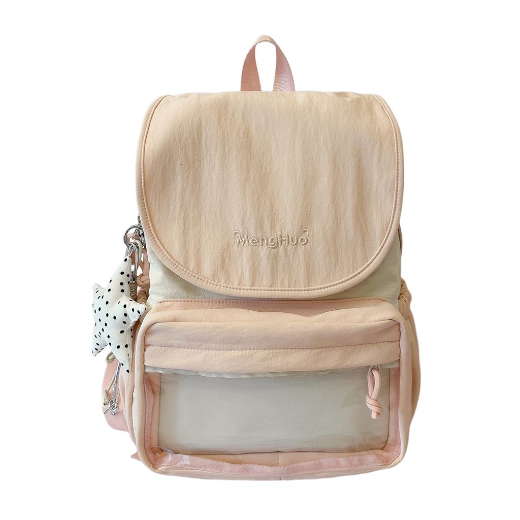 Schoolbag Japanese ins wind niche schoolbag pain bag girl junior high school backpack girl college student schoolbag computer backpack
