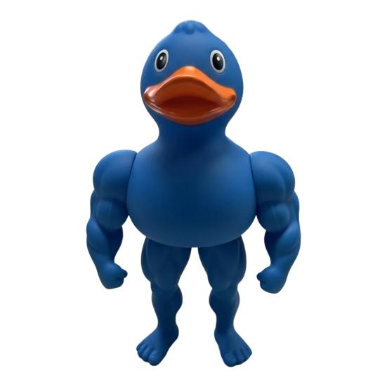 Muscle Duck Figurine The Gym Bro of The Duck World 3D Printed Muscular Duck Statue Gift for Fitness Lovers Protein Powder Hoarders