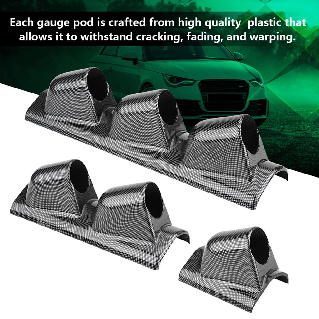  Heavy Duty Racing Sport Meter Gauge Pillar Mount Pod Holder Bracket Gauge Holder