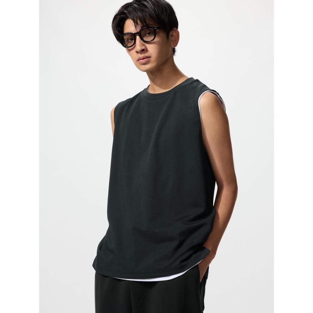 Uniqlo Japan Air Rhythm Cotton Sleeveless Tee
