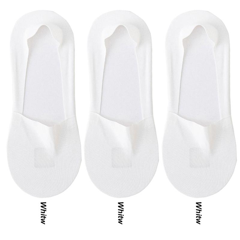 Mens Socks Fashion Summer Men Invisible No Show Socks Solid Color Casual Breathable Silicone Non-slip Low Cut Ankle Boat Socks