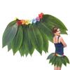 Fustă cu frunze de iarbă verde Fete hawaiiene de plajă Spectacol pe scenă Ținută de petrecere Pânză moale elastică Fustă pentru copii Pentru bal Plajă Vară