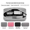 Digital Accessories Storage Bag: Removable Mobile Phone, Earphone, Makeup, Mouse & Data Cable Organizer