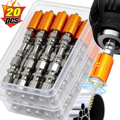 Strong Magnetic Screwdriver Bit Heavy Duty Hex Shank Cross Head Impact Bit Electronic Screwdriver For Plasterboard Drywall Screw
