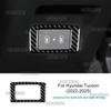 Carbon Fiber Interior Sticker for Hyundai Tucson NX4 2022-2025 LHD RHD USB Panel Trim