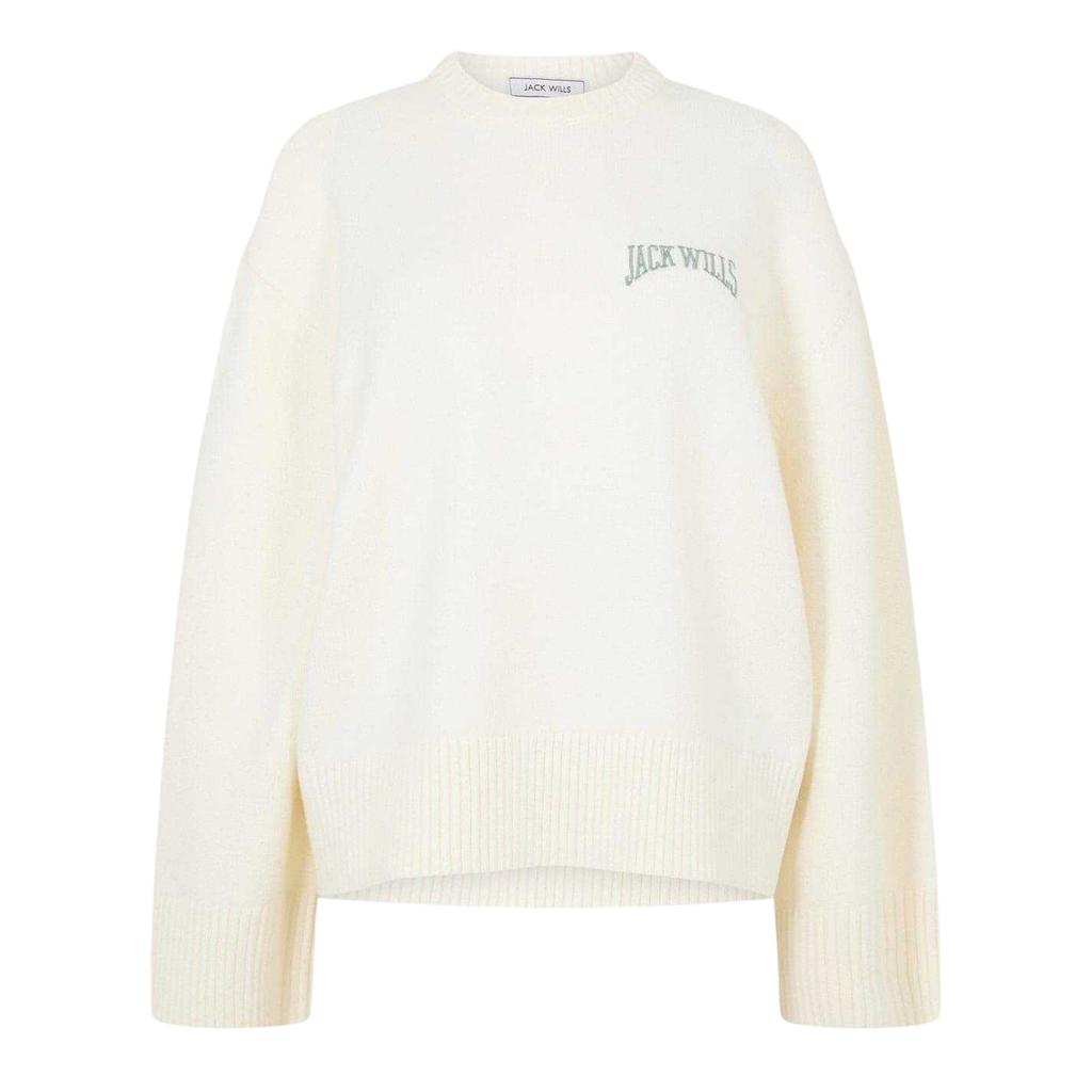 Jack Wills Womens/Ladies Arched Logo Oversized Jumper