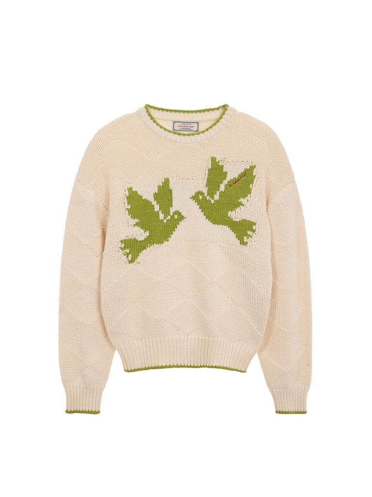 Mwimwieleu Bird Jacquard Pullover Mu2611Po103M