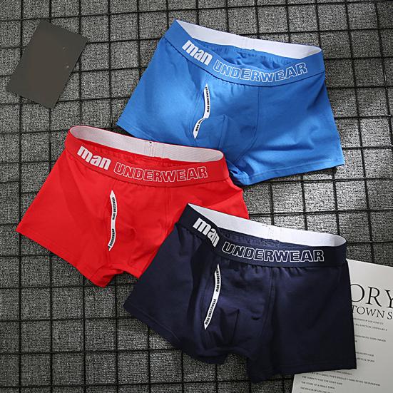 Pánské spodky Super měkké šetrné k pokožce Elastický pas Bezešvé Prodyšné Bavlna absorbující pot Pánské strečové boxerky Spodky s přiléhavým střihem pro dospělé