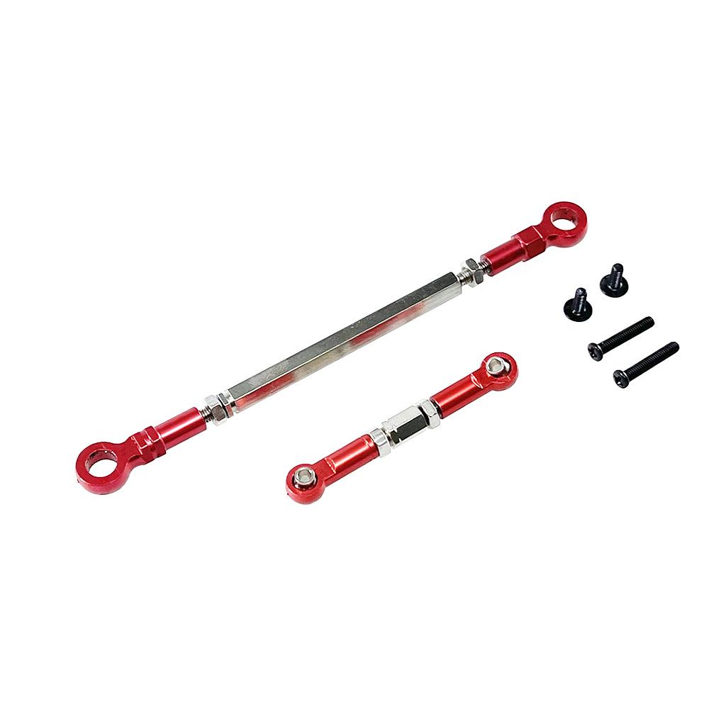 

Huangbo ZP1001 Remote Car Front Axle Steering Tie Rod Upgrade червоний