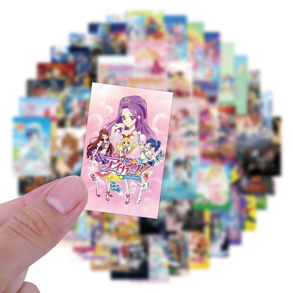 80 Animation Poster Collection Graffiti Stickers Decorate Refrigerator Skateboard Water Cup DIY Personality Stickers