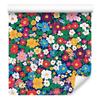 Wallpaper Small Flowers Sea and Blue for Living Room and Bedroom 50x1000