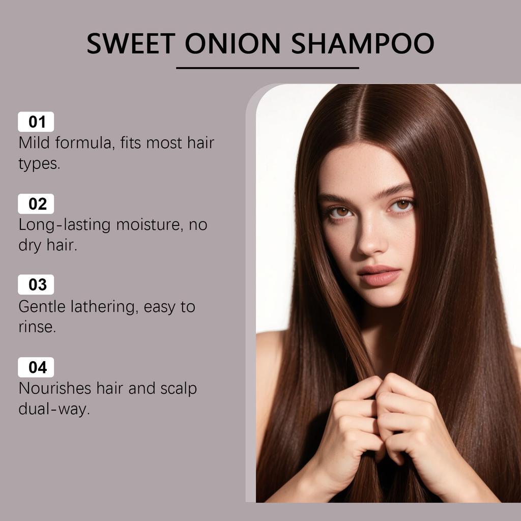 Moisturizing Shampoo for Dry Hair - Gentle Daily Cleanser for Scalp Hydration, Silky Smooth Hair Care Treatment