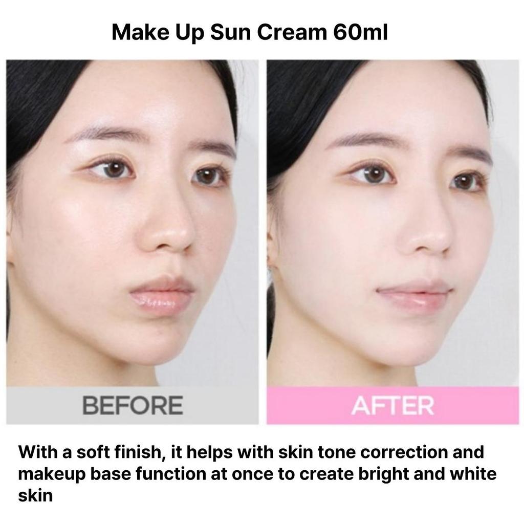 [HOLIKA HOLIKA] Make Up Sun Cream 60ml /Moisture Make Up Sun Cream 60ml