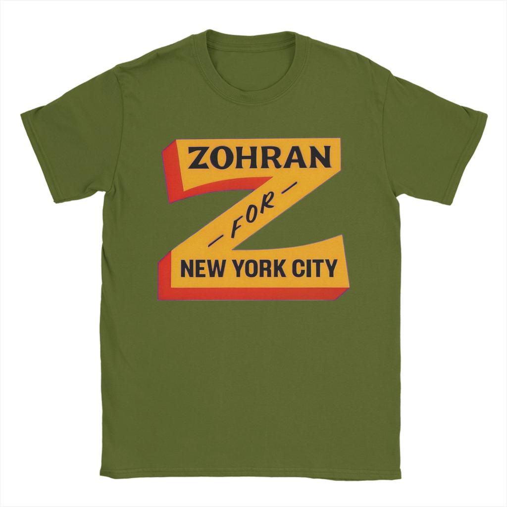 Summer Zohran Mamdani  T Shirt For Unisex  100% Cotton T-shirts Short Sleeve Clothing