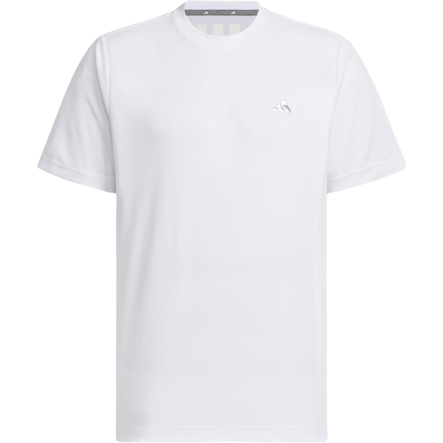 

New Adidas AEROREADY T Shirts Men s White JE8288 XL