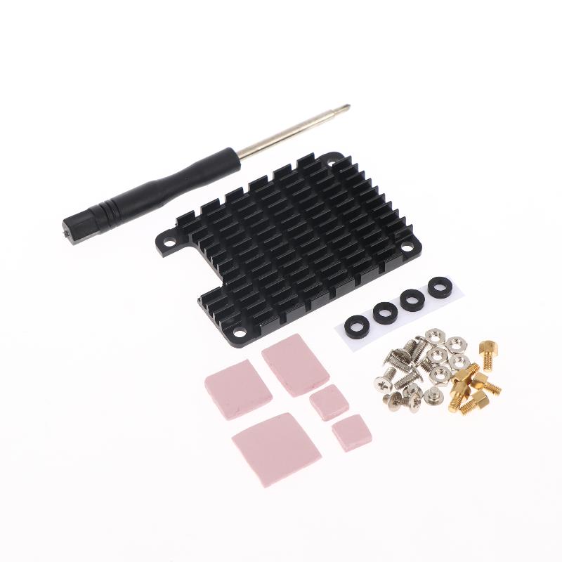 Aluminum Heatsink For CM4 Board Enhanced Reserved Hole Design With Installation Tool For Efficient Heat Dissipation