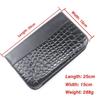 5-Piece Genuine Leather Pet Hairdressing Scissors Storage Bag, Fits 6.0 & 7.0 Inch Scissors, No Logo