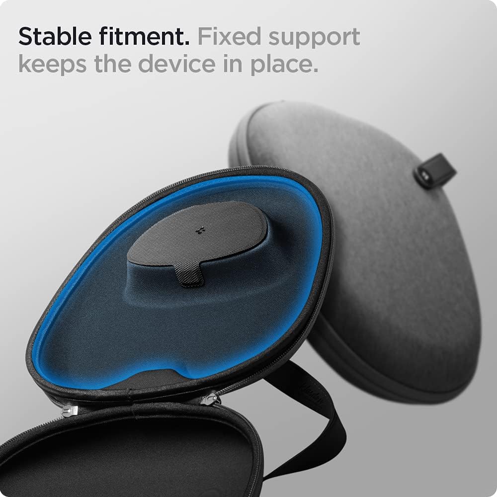 Spigen Klasden AirPods Max Carrying Case Pouch Bag - Charcoal Gray (Smart Case Compatible with Sleep Mode)