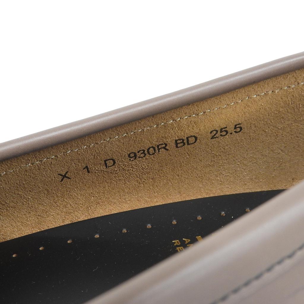 נעלי REGAL מעור ללא פגם, מהדורת יום השנה ה-50, נעלי לופרס עם דגם קוברה, אפור, גברים, 25.5, משומש