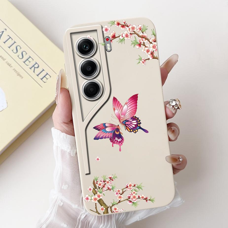 For Tecno Camon 40 CM5 Case Camon40 Pro 4G CM6 Cute Cat Astronaut Cartoon Cover Soft Silicone Case For Tecno Camon 40 Pro Fundas