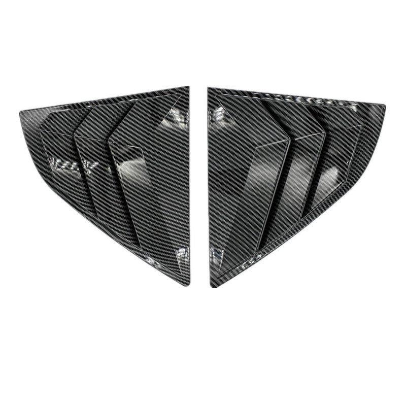 Rear Quarter Window Louvers for Wild Horse Style Car: Quick Install Exterior Decoration