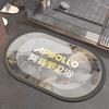 Ceramic Bathroom Gift Floor Mat Doormat Bathroom Absorbent Non-Slip Mat Logo Toilet Carpet Order System