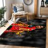 Blue Energy Soccer Player Area Rug Design for Outdoor Bedrooms Decorate room Dining Room Antislip Carpet Anime Office Decor Spiritual Gift