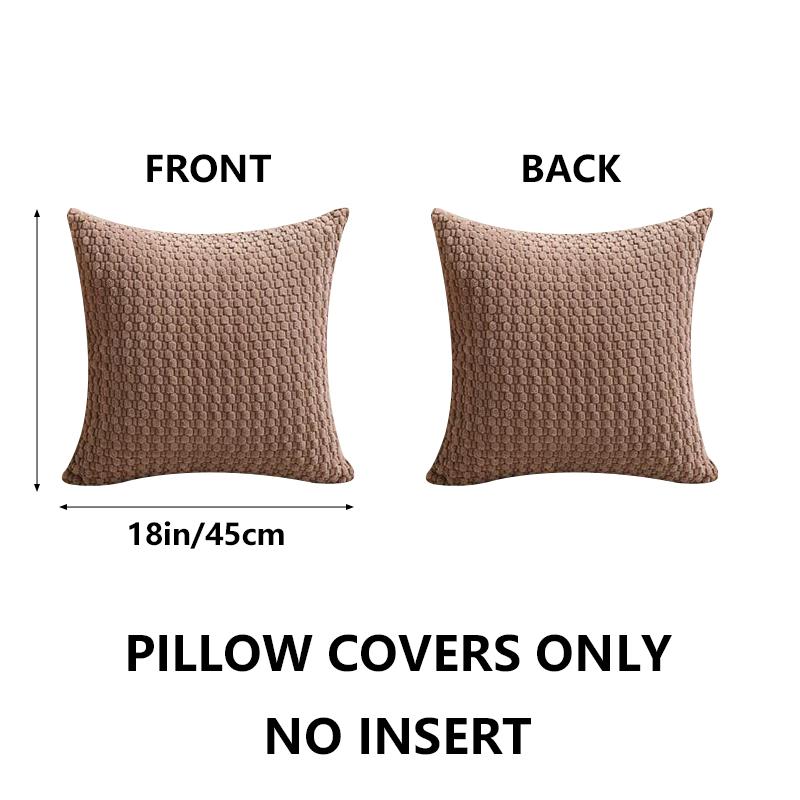 double-sided design Throw pillows cover Soft Boho style Square pillowcases Farm Neutral Nordic Home Decor Striped Corduroy 1PC