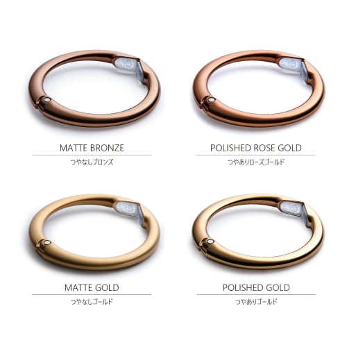 Clippa Bag Hanger 1277 Polished Rose Gold