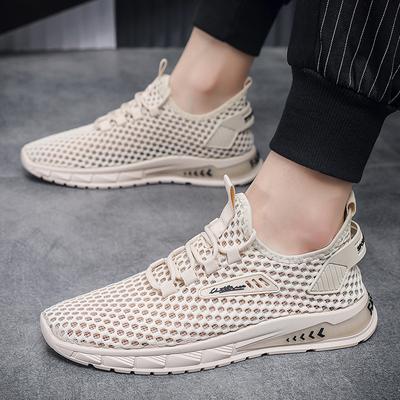 Lente 2025 nieuwe herenschoenen modetrend veelzijdige mesh schoenen ademende mesh schoenen heren sportschoenen en vrijetijdsschoenen