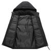 Fashion Men's Warm Vest Winter Sleeveless Jackets Hooded Plus Size Thick Man Coat