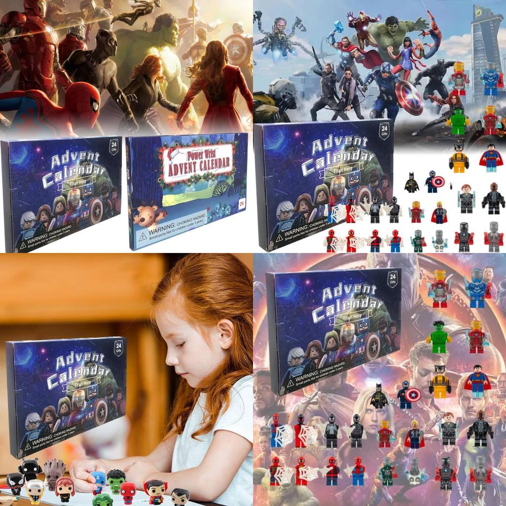 Enchanting My World Robot Advent Calendar Gift Box Featuring Harry Potter And Avengers Toys