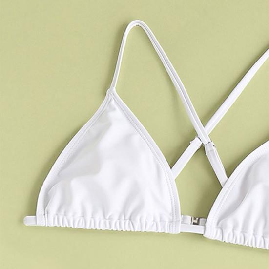 Girls Swimsuit 3 Pieces Set Leaf Print Bikini Tops Underpants Skirt Swimwear Quick Dry Bathing Suit for Beach Pool