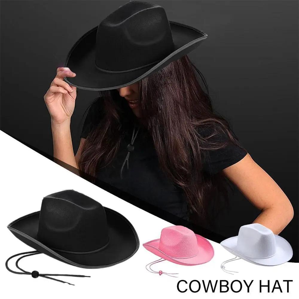 Funny Cowboy Accessory Cowboy Hat Costume Party Performance Felt Princess Hat Cosplay Cowgirl Hat Birthday