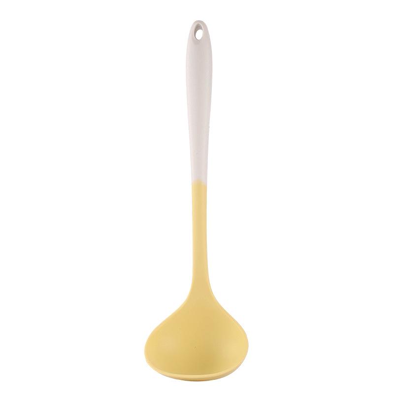 Heat-Resistant Silicone Spatula and Soup Ladle Set – Non-Stick, Food-Grade, Anti-Scald Kitchen Utensils