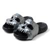 Fashion New Personalized Skull Design Slippers for Men 2024 Summer Fun Novelty Slides Thick Sole Platform Beach Non-slip Women Sandals