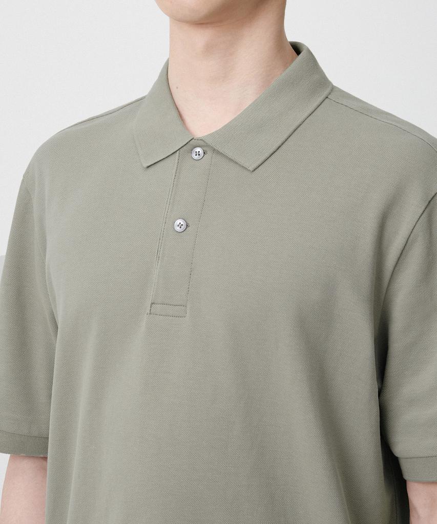 MUSINSA STANDARD Basic Pique Polo Shirt [Pistachio]