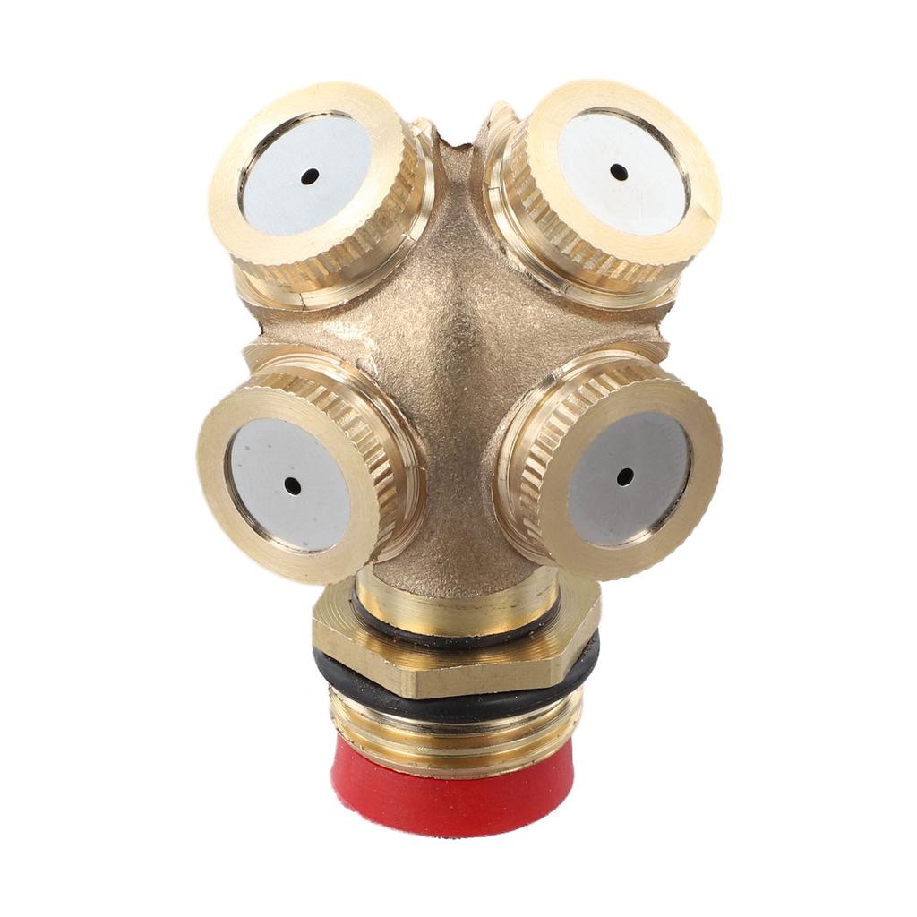 Garden Cooling Garden Irrigation Brass Spray Nozzle With Filter Cooling System 1 2 Adapter With Filter High Flow Rate Nozzle