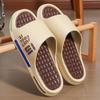 Comfort-Fit Men's Summer Slippers: Durable, Thick-Soled, Non-Slip, Deodorizing Indoor Sandals for Home.