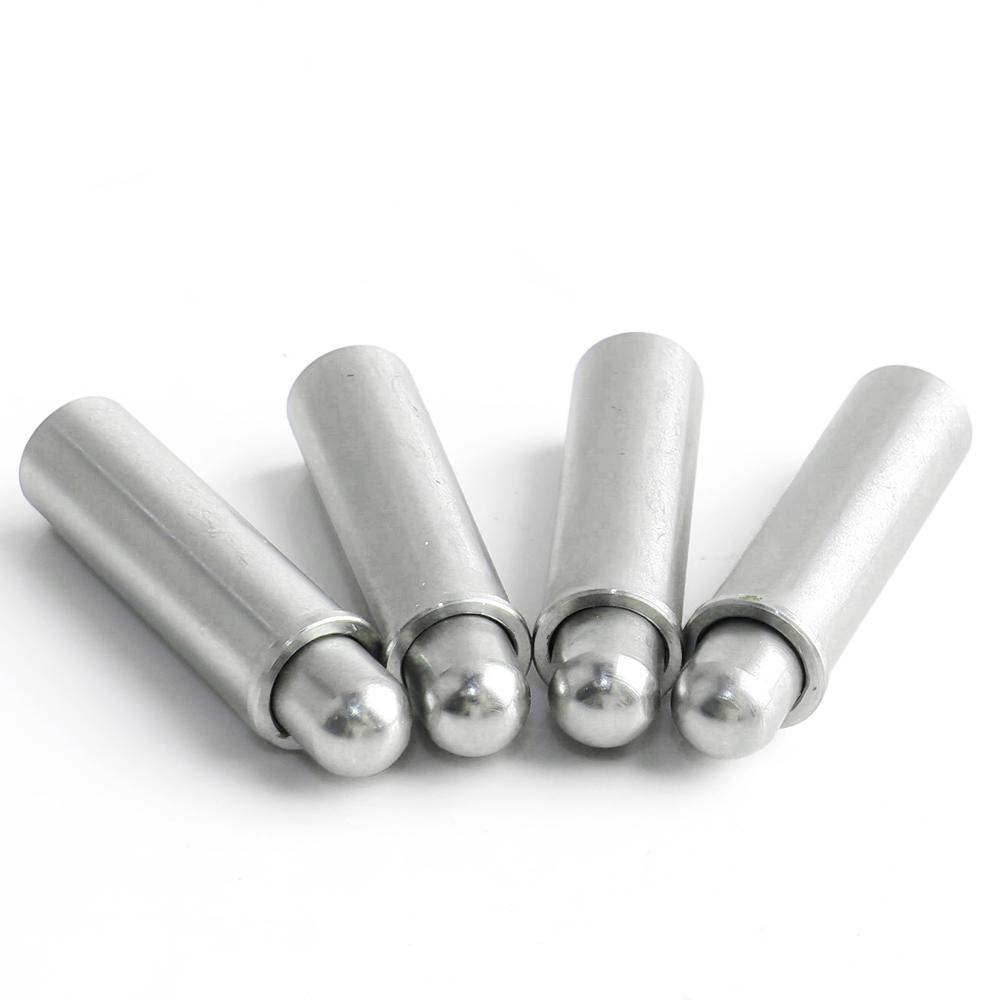 Flat/Taper R/Ball Head Spring Plunger Stainless Steel Short Diameter Retractable Spring Loaded Plunger