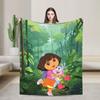 D-Doras The Explorers Throw Blanket for Couch Soft Cozy Plush Blanket 50x60 Inches Multi-size Bedspreads for All Seasons