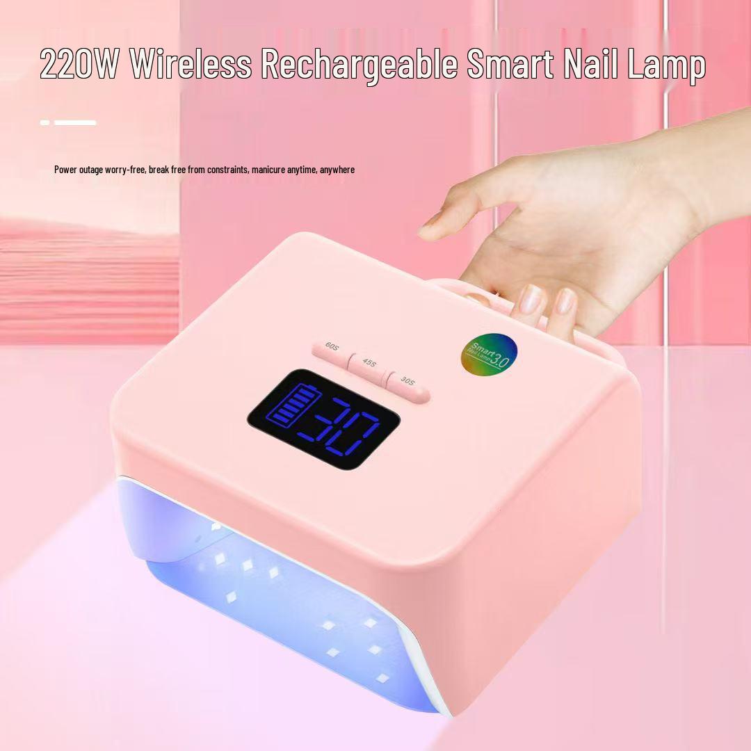 

220W Portable Wireless Quick-Dry Nail Lamp
