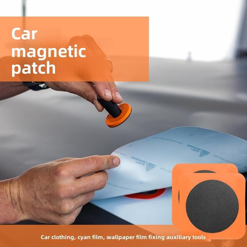 ALIWRAP 4 Stück Vinyl Auto Folie Fixierer Magnet Halter Carbon Folie Verklebung Fenster Folie Tönung Starker Greifer Befestigungswerkzeug Auto Styling