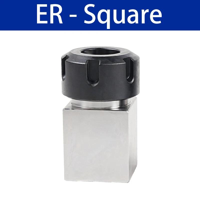 

ER Square Hex Collet Block - ER25/32/40 Chuck Holder (Workholding for CNC Lathe & Engraving Machine) ER25