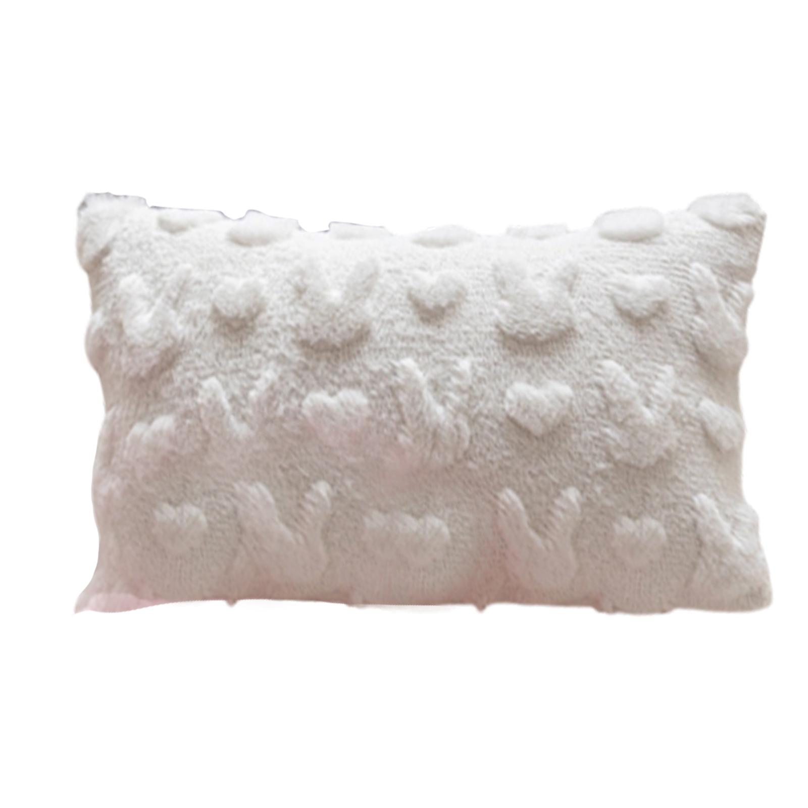 

Easter Bunny 3d Embroidered Tufted Pillowcase For Living Room And Bedroom, Removable And Washable Pillowcase One Size