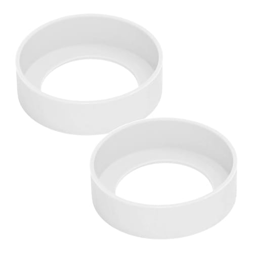 prendre [Set of 2] Anti-Scratch Silicone Bottom Covers for Water Bottles, Soup Jars, and Tumblers, Anti-Slip, 6.5cm and 7cm (Clear/7cm) PR-BOTSILI-7-C